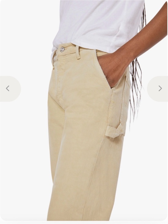 MOTHER Denim - MOTHER utility pant in pale green
